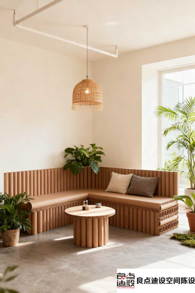 绝了!这家原木风软装设计咖啡店把“慵懒感”装进每个角落，想24小时躺平!